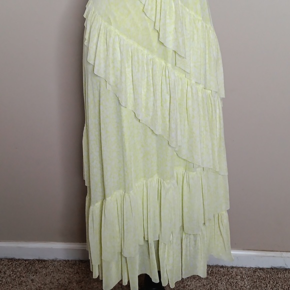 Torrid Mesh Floral Ruffle Midi Dress Size 1X - Picture 3 of 12